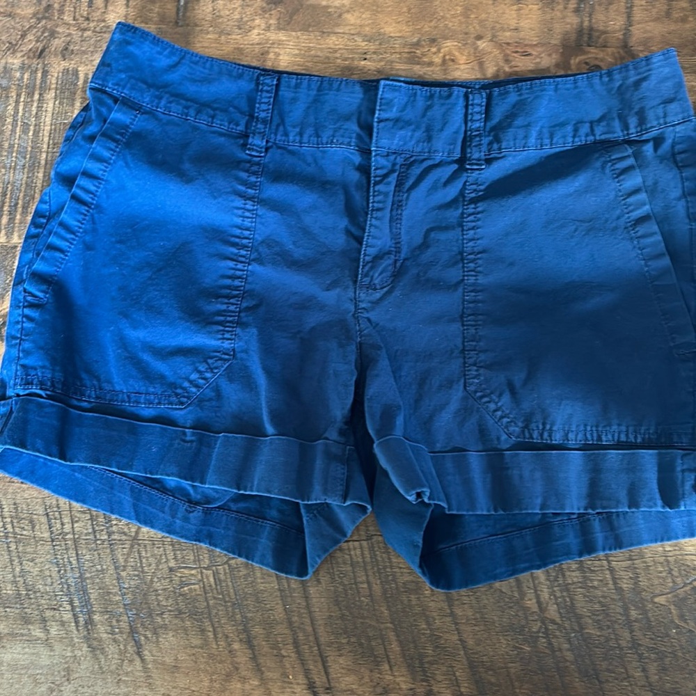 Women's Blue Casual Cotton A.N.A. Shorts Sz 28/6